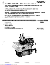 Brother EF4-B683 Parts Manual