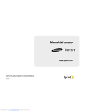 Samsung Restore SPH-M570 Manual Del Usuario