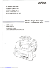 Brother MD-612 Parts Manual