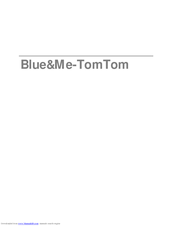 TomTom Blue&Me- Manual