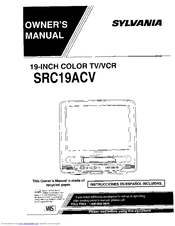 SYLVANIA SRC19ACV Owner's Manual