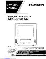 SYLVANIA SRC20134AC Owner's Manual