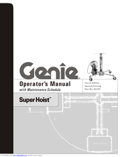 Genie SUPER HOIST Operator's Manual