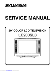 SYLVANIA LC200SL8 A Service Manual