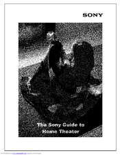 SONY HT-V1000D - Dvd/vcr Combo Manual