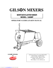 Cleform Gilson 1200MP Operator's Manual & Parts Manual