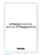Brother PS-1250 User Manual
