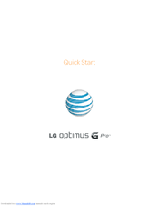 LG Optimus G Pro E980 Quick Start Manual