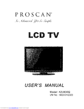 PROSCAN 42LB30Q User Manual