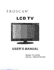 PROSCAN 37LC45Q User Manual