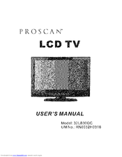 Proscan 32LB30QC User Manual