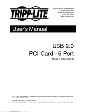 Tripp Lite U234-005-R User Manual