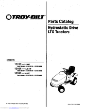 Troy-Bilt 13123 Parts Catalog