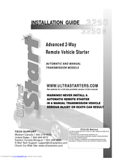 Ultra Start 3250 SERIES Installation Manual