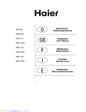 Haier HRH-137E User Manual
