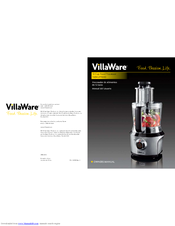 Villaware NDVLFP1000 Owner's Manual