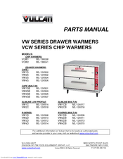 Vulcan-Hart ML-126505 Parts Manual