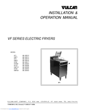Vulcan-Hart VF2D Installation & Operation Manual