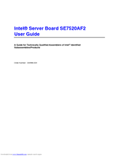 Intel SE7520AF2 User Manual