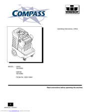 Windsor COMPASS CMPSR 10070080 Operating Instructions Manual