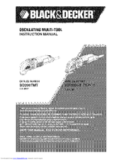 BLACK & DECKER BD200MT type 2 Instruction Manual