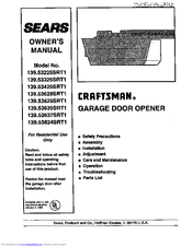 CRAFTSMAN 139.53325SRT1 Owner's Manual