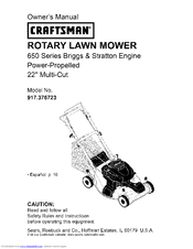 CRAFTSMAN 917.376723 Owner's Manual