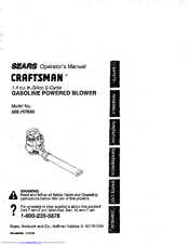 CRAFTSMAN 358.797030 Operator's Manual