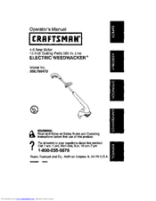 CRAFTSMAN WEEDWACKER 358.799470 Operator's Manual