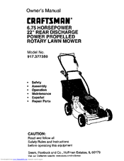 CRAFTSMAN 917.377380 Owner's Manual