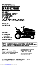 CRAFTSMAN 917.275032 Owner's Manual