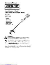CRAFTSMAN Weedwacker 358.791980 Operator's Manual