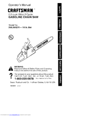 CRAFTSMAN 358.350270 Operator's Manual
