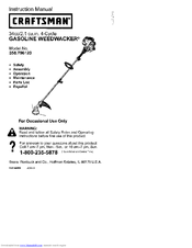 CRAFTSMAN WEEDWACKER 358.796120 Instruction Manual