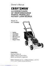CRAFTSMAN 917.379380 Owner's Manual