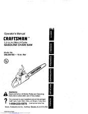 CRAFTSMAN 358.352162 Operator's Manual