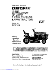 CRAFTSMAN EZ3 917.270612 Owner's Manual