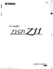 Yamaha DSP-Z11 Owner's Manual