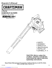 Craftsman INCREDI-PULL 316.794831 Operator's Manual