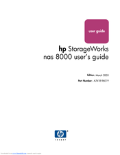 HP StorageWorks 8000 - NAS User Manual