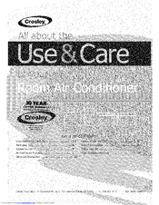 Crosley CAE15ESRR410A11 Use & Care Manual