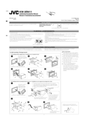 JVC KW-XR411 Installation Manual