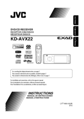 JVC KD-AVX22 Instructions Manual