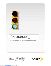 LG Rumor Touch Sprint Getting Started Manual
