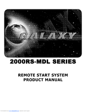 Scytek electronic Galaxy 2000RS-MDL Product Manual