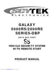Scytek electronic Galaxy 2100RS-DBP Product Manual