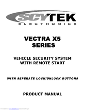 Scytek electronic Vectra X5 Product Manual