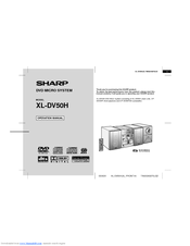 Sharp XL-DV50H Operation Manual