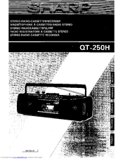 Sharp QT-250H Operation Manual
