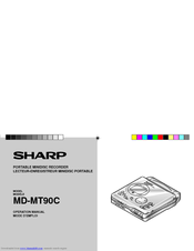 Sharp MD-MT90C Operation Manual